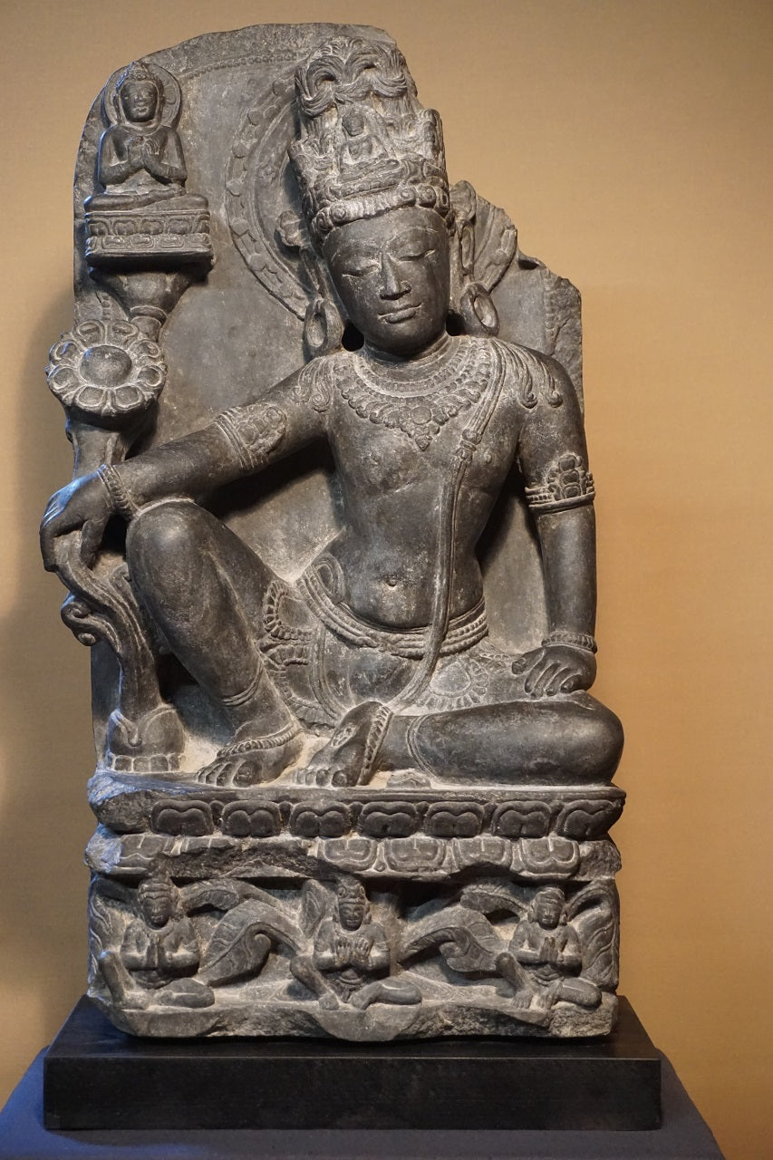 A Figure of Simhanada Avalokiteshvara. Pala Period, 9th to 13th c A.D Kashmir