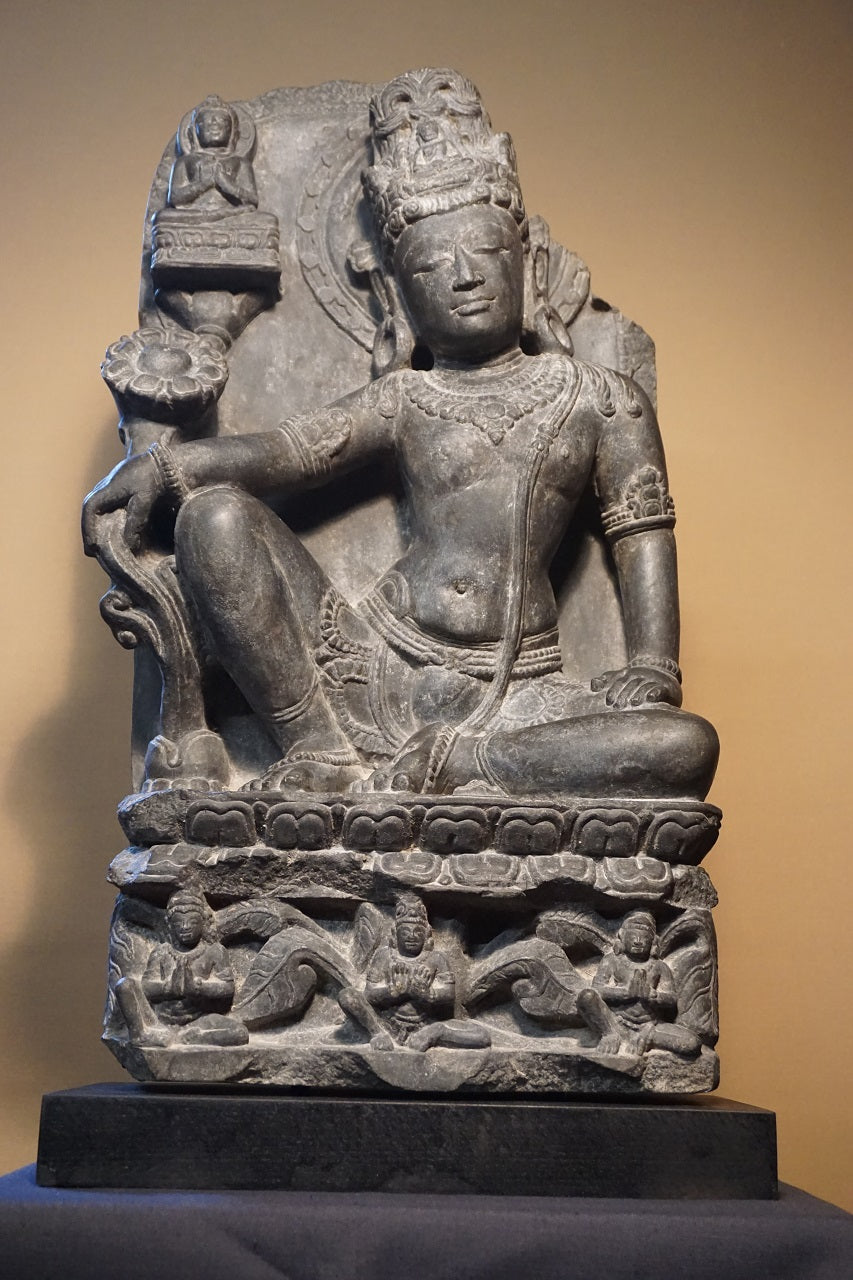 A Figure of Simhanada Avalokiteshvara. Pala Period, 9th to 13th c A.D Kashmir