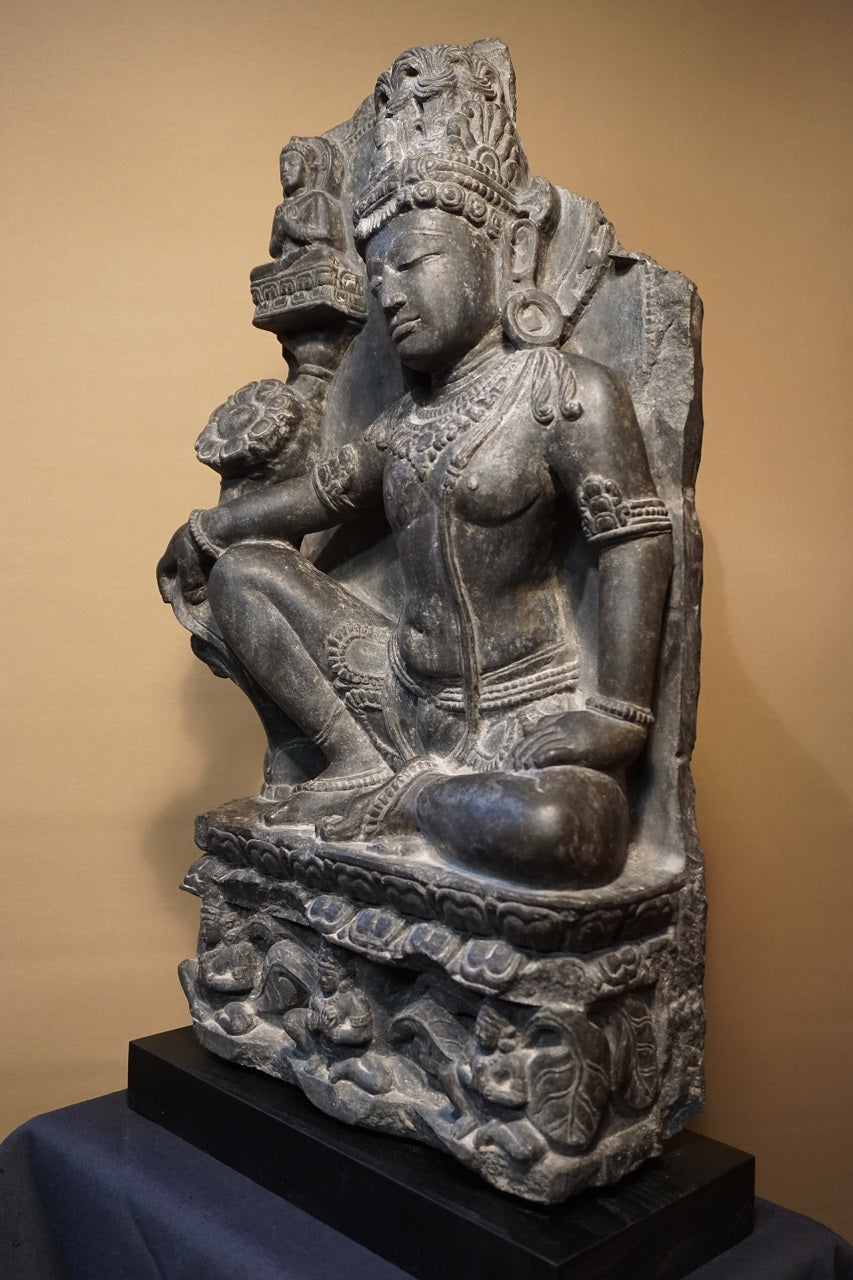 A Figure of Simhanada Avalokiteshvara. Pala Period, 9th to 13th c A.D Kashmir