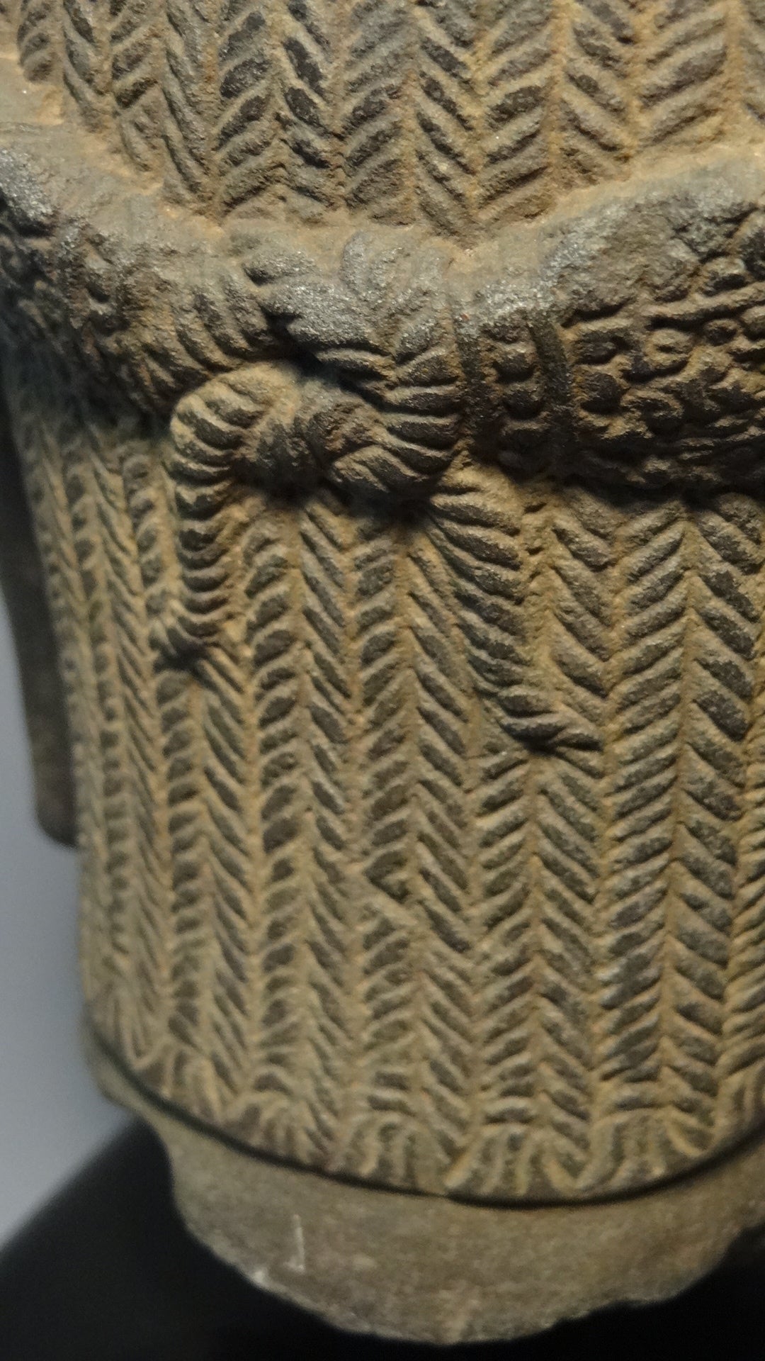 A Fine limestone Head of Shiva, Koh Ker, 10th Century-Khmer