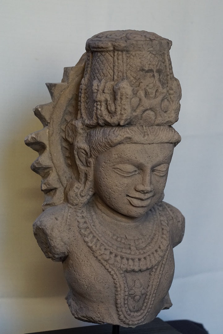 A fine bust of Bodhisattva Gupta period circa: 300-600 A.D