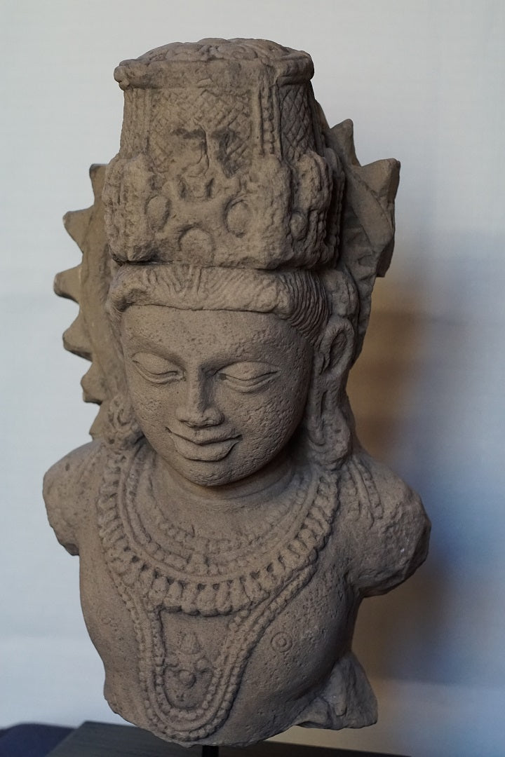 A fine bust of Bodhisattva Gupta period circa: 300-600 A.D