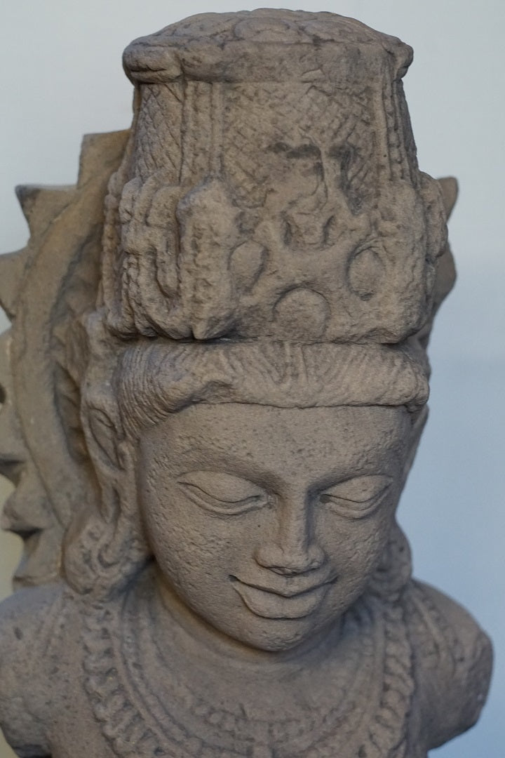 A fine bust of Bodhisattva Gupta period circa: 300-600 A.D