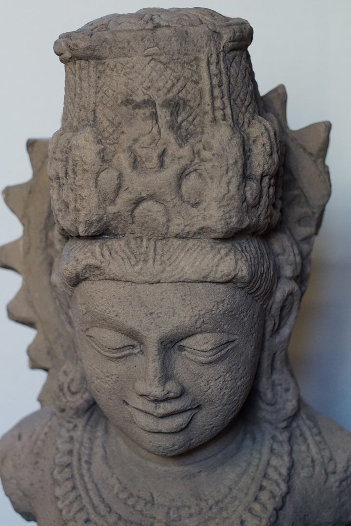 A fine bust of Bodhisattva Gupta period circa: 300-600 A.D