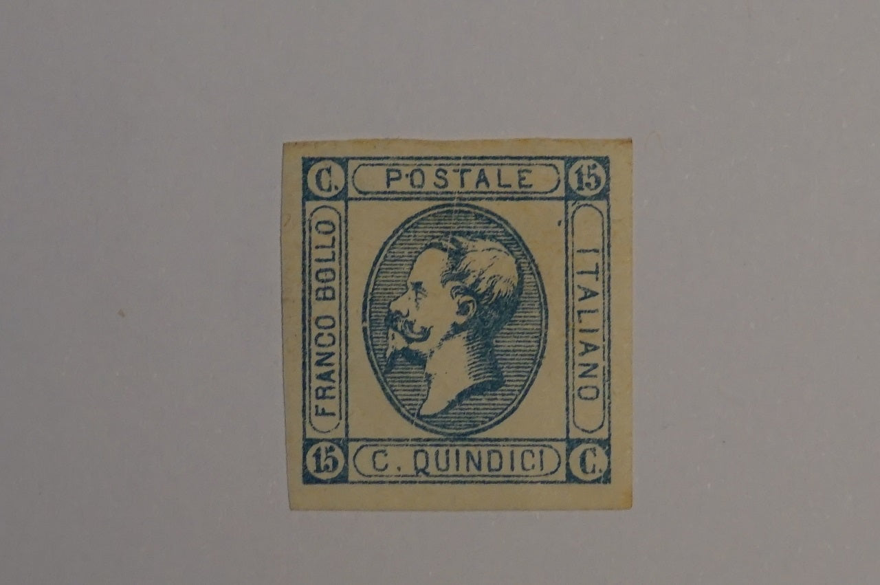 1863 Scott 23 15c blue, type I-Italy