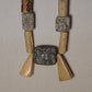 Ancient string of Bactrian incised cylinder seal beads circa: 1000-1300 BC