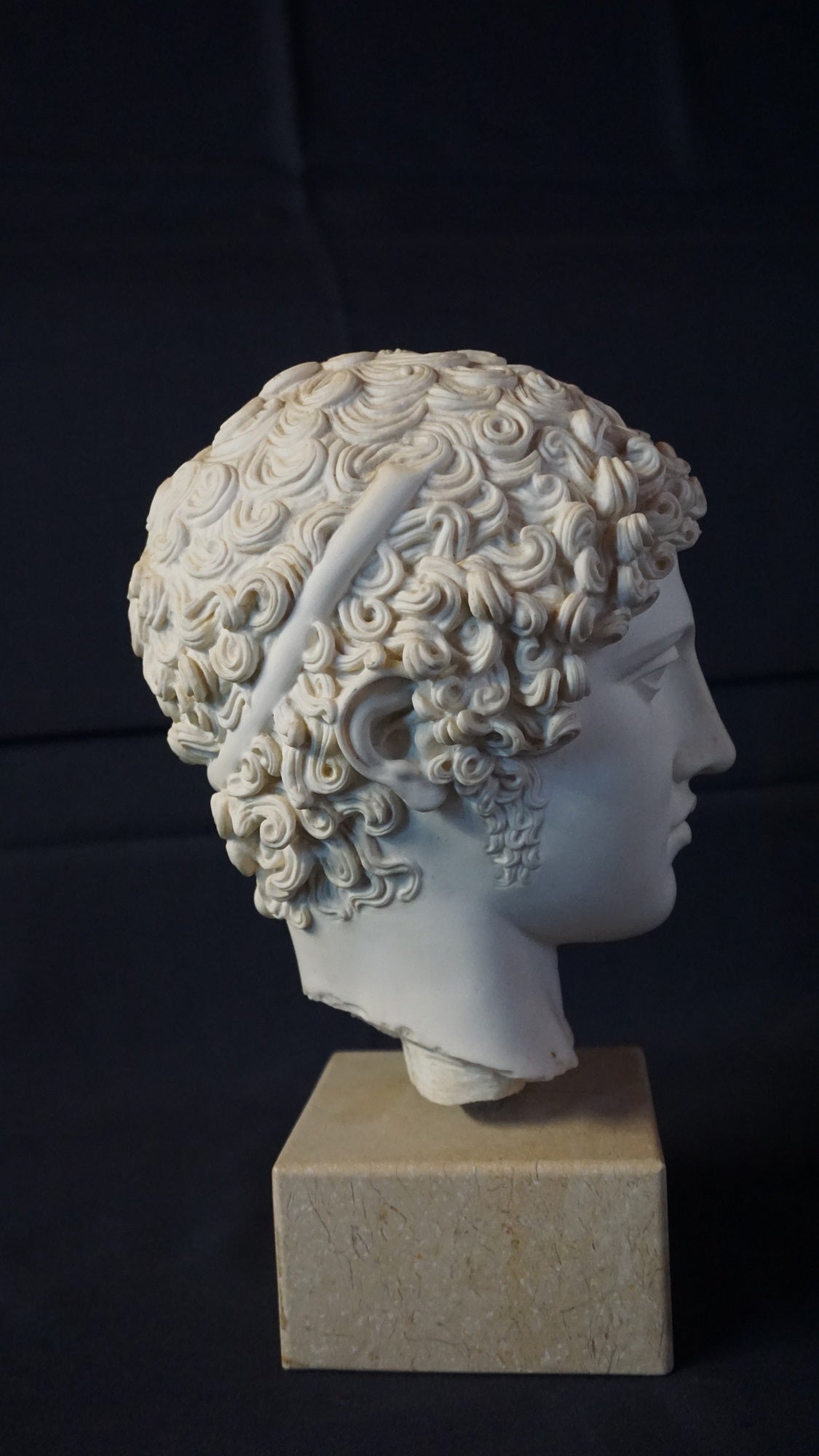 Vintage Greek style Head of Hera