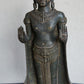 Antique Bronze Standing Lopburi Buddha. Khmer Influence. 19/20th Century