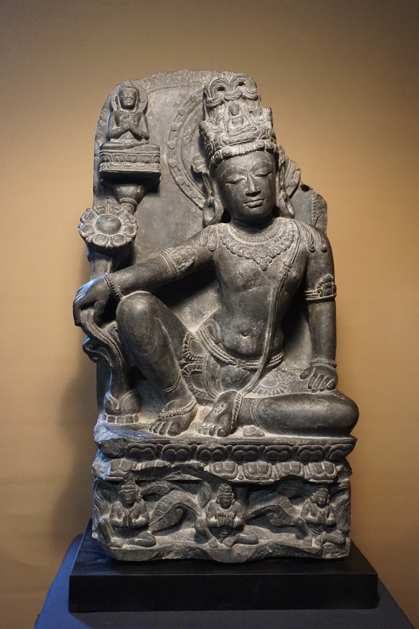 A Figure of Simhanada Avalokiteshvara. Pala Period, 9th to 13th c A.D Kashmir