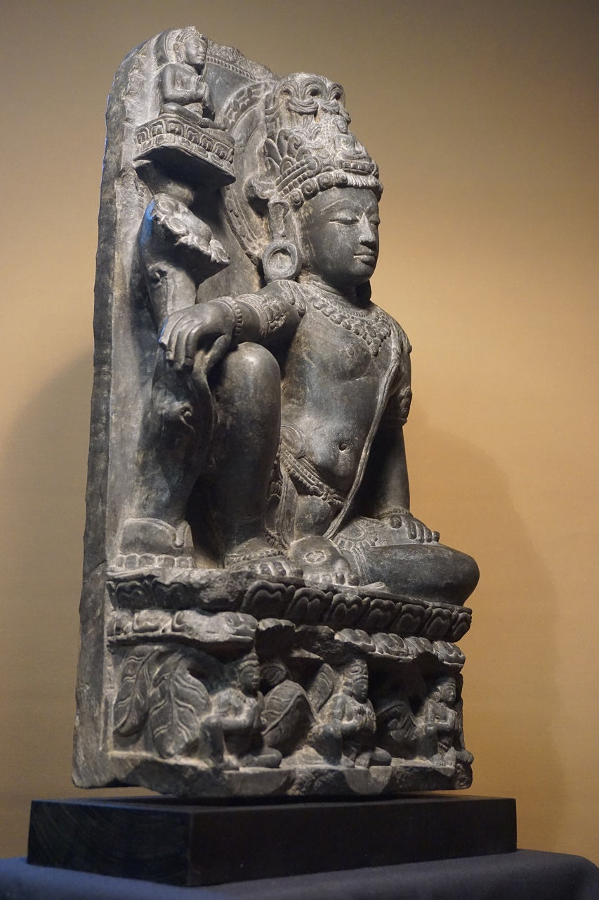 A Figure of Simhanada Avalokiteshvara. Pala Period, 9th to 13th c A.D Kashmir