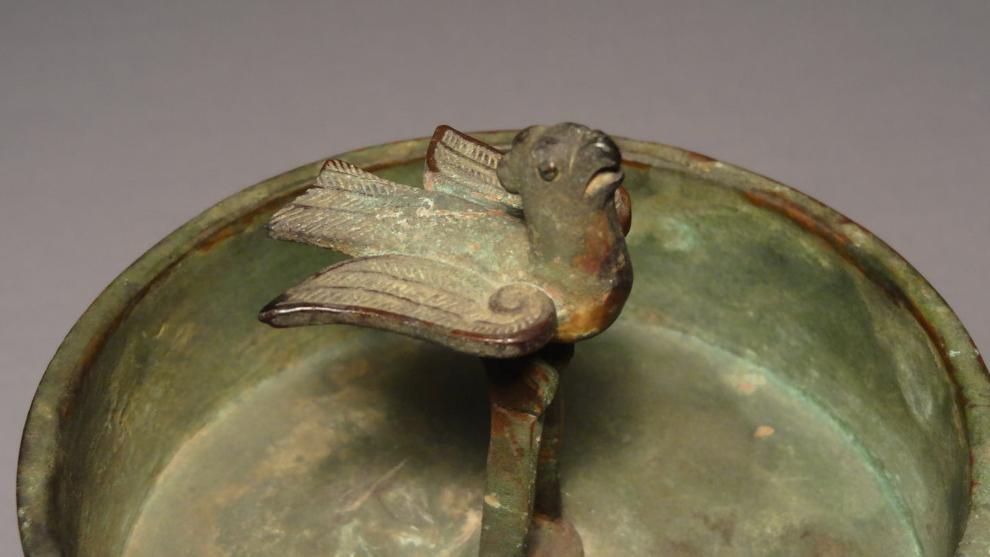 An exceptional Chinese bronze oil lamp/ Incense burner-Tang Dynasty 618-906 AD-China.