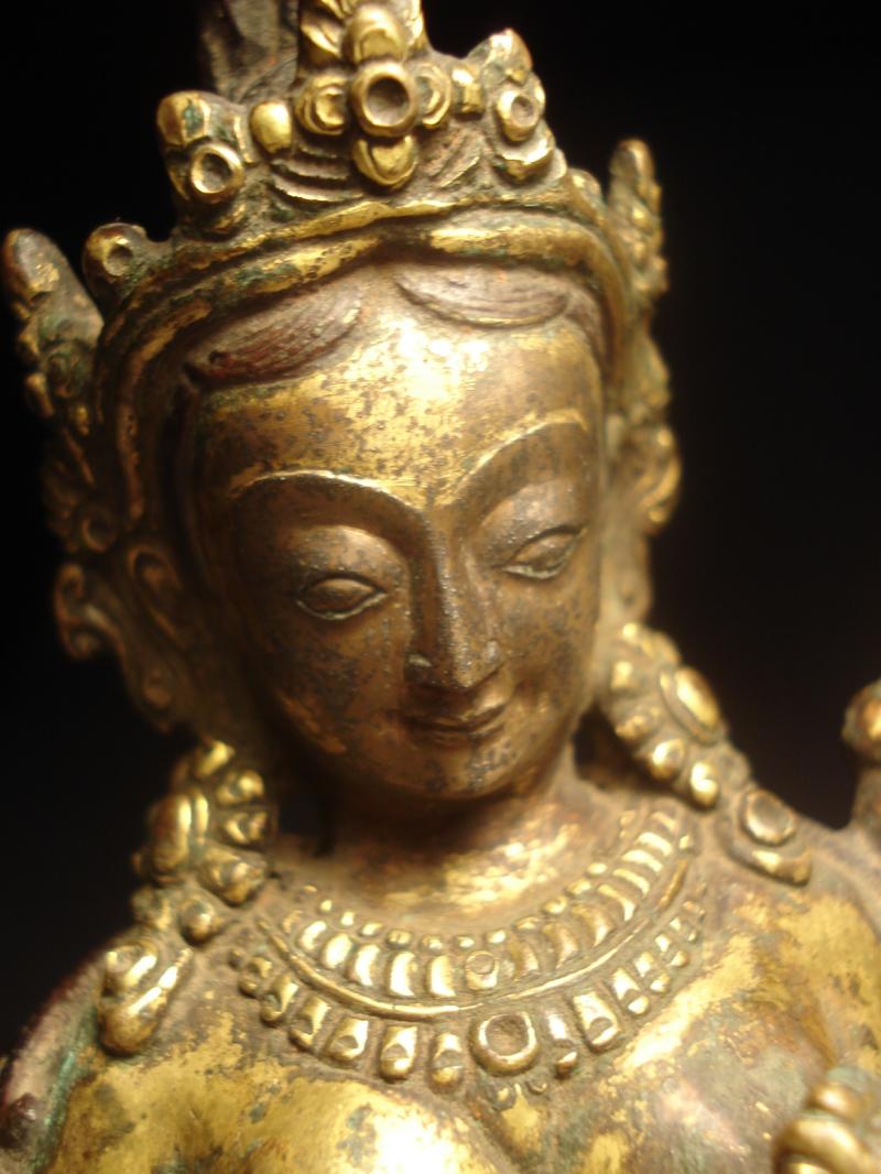 A Gilt bronze figure of Tara 17th century A.D Nepal - AIE 013